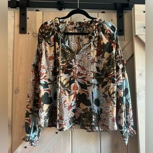 LIKE NEW Hers & Mine Peasant Blouse